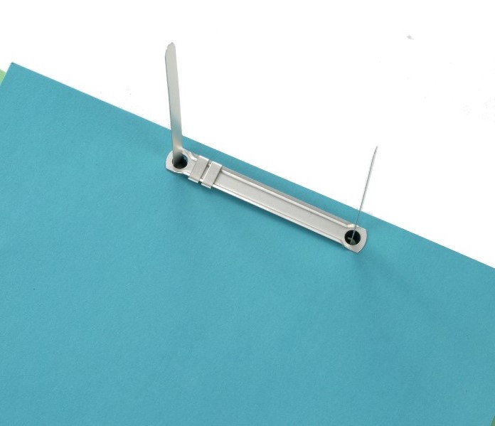 ACCO Premium Prong Bases For Standard 2-Hole Punch, 1-Inch Capacity, 100 Pack
